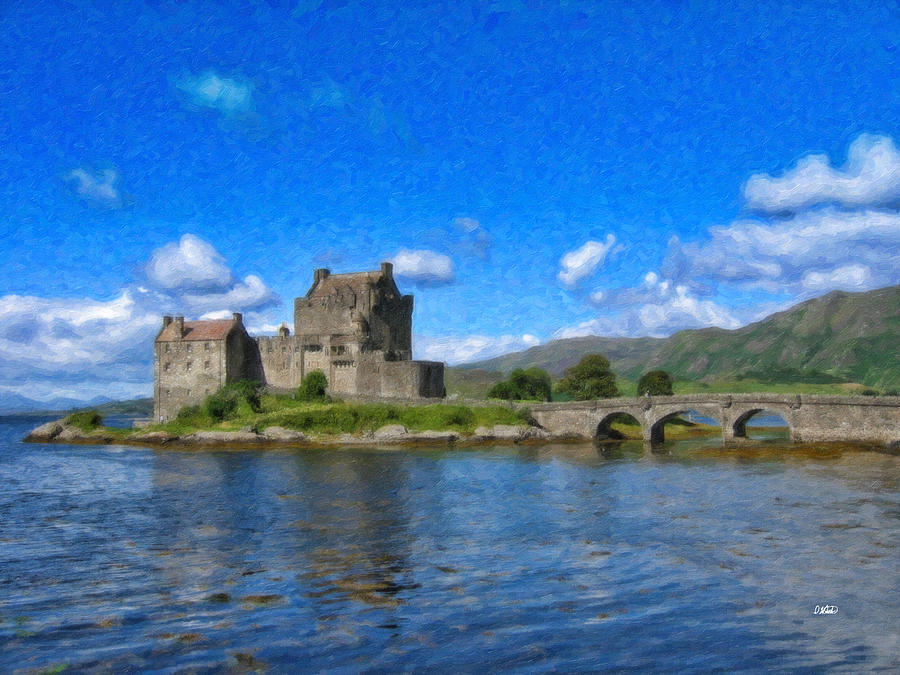 Eilean Donan Castle - SCT671252 Painting by Dean Wittle