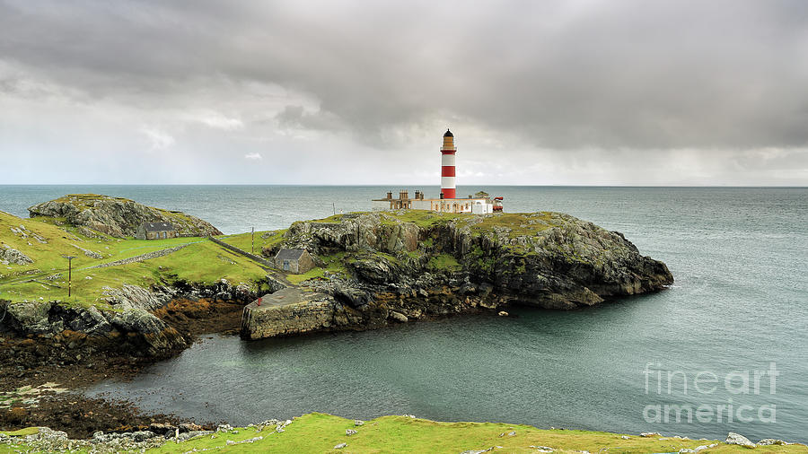 Eilean Glas Lighthouse Photograph by Maria Gaellman