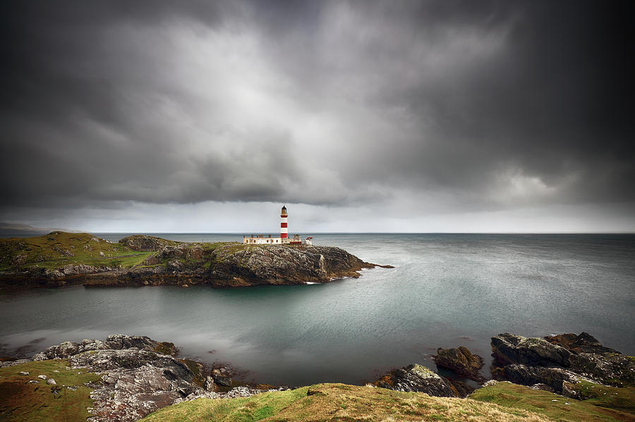 Eilean Glas Lighthouse, Scalpay Photograph by Grant Glendinning