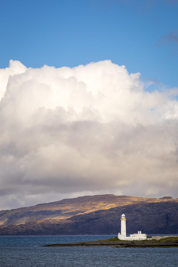 Eilean Musdile lighthouse on Lismore Photograph by Neil Alexander Photography