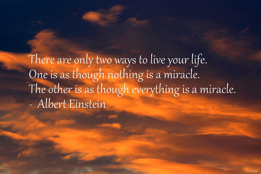 Einstein Quote Photograph by Travis Boyd - Fine Art America