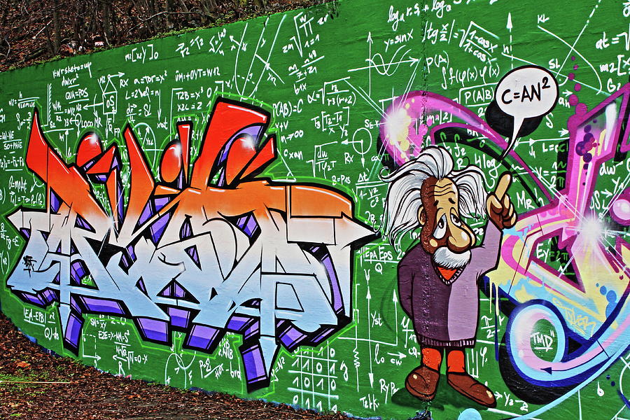 Einstin Graffiti Photograph by Daniel Koglin
