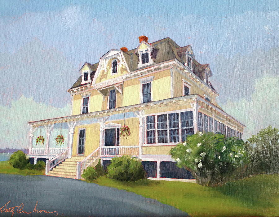 Eisenhower House Painting - Eisenhower House Newport RI by Betty Ann Morris