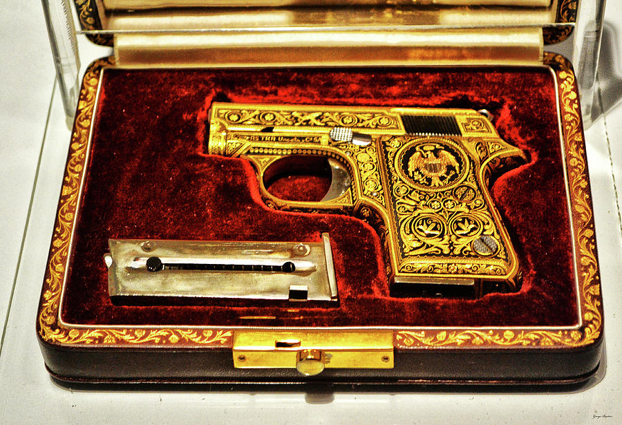 Eisenhower Museum - Golden Gun 001 Photograph by George Bostian