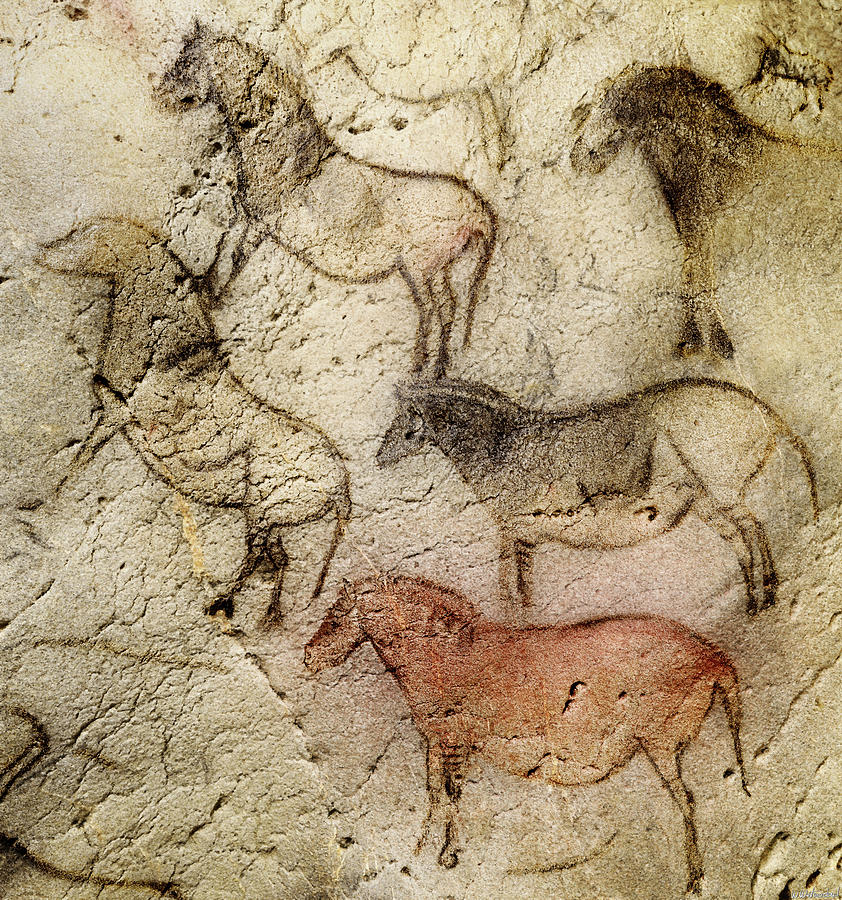Ekain Cave Horses. 
