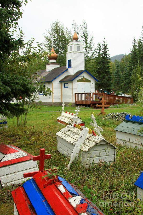 Eklutna graveyard Photograph by Frank Townsley Fine Art America