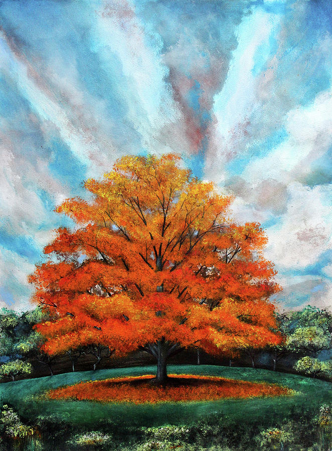 El Arbol De Oro Painting by Lorenzo Muriedas | Fine Art America