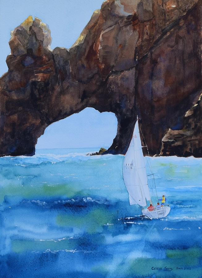 El Arco Painting by Celene Terry
