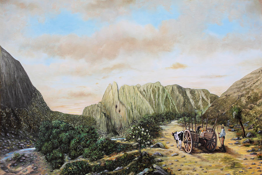 El Canyon de la Huasteca Painting by Sonia Flores Ruiz