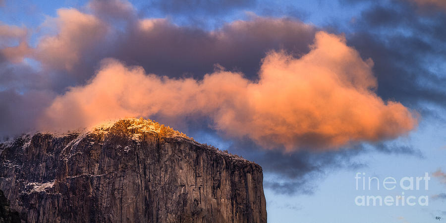 El Cap Glow Photograph by Anthony Michael Bonafede