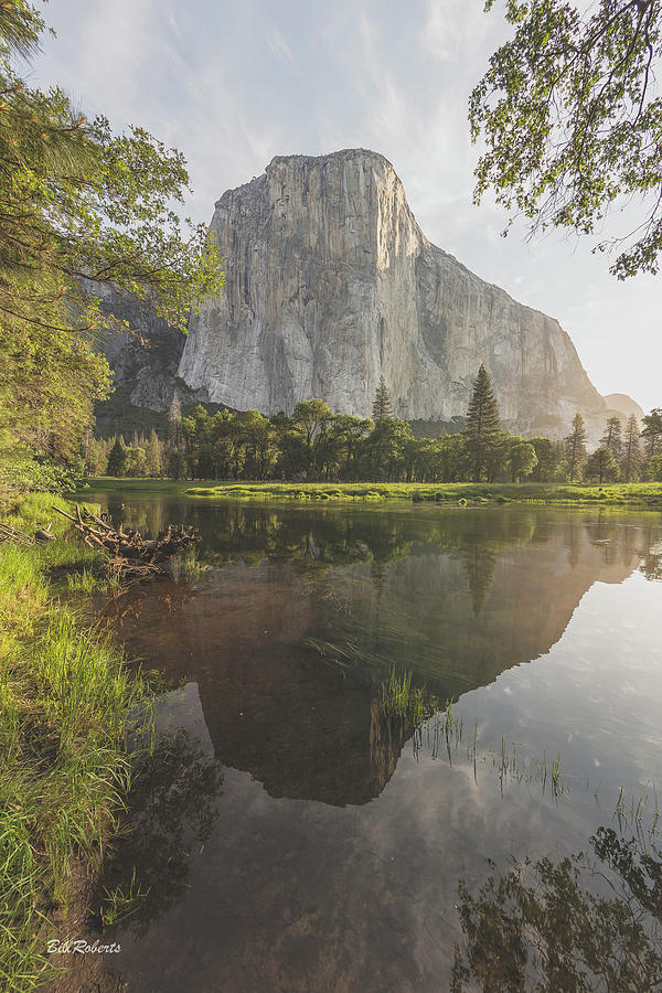 El Capitan In Reflection Photograph by Bill Roberts
