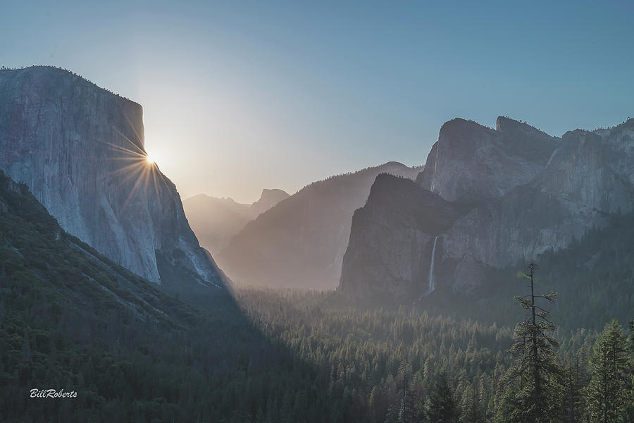 Yosemite National Park Photograph - El Capitan Sunburst by Bill Roberts