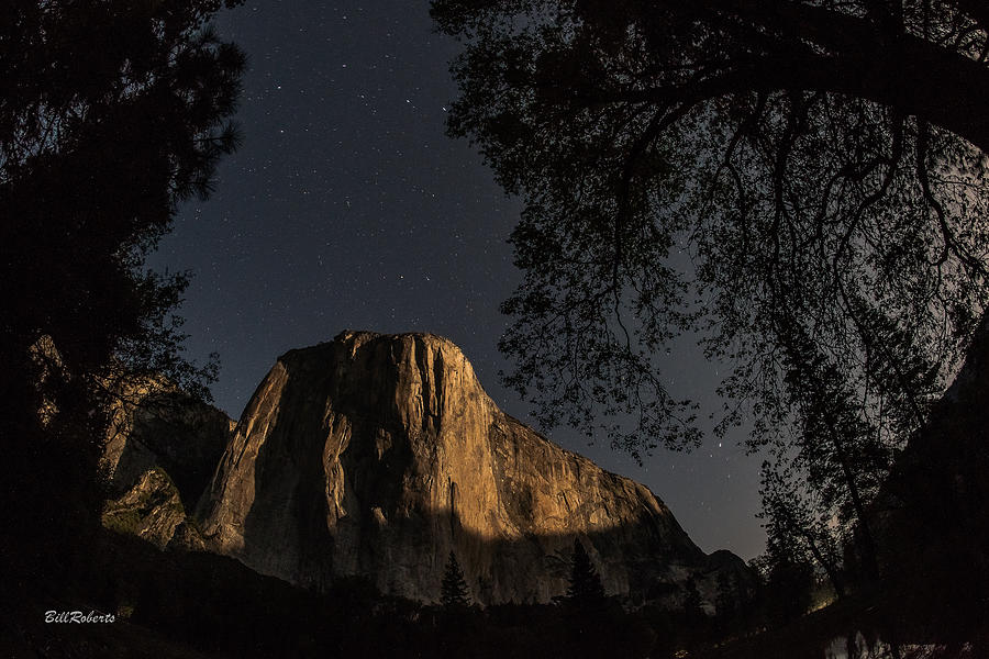 El Capitan Under the Stars Photograph by Bill Roberts