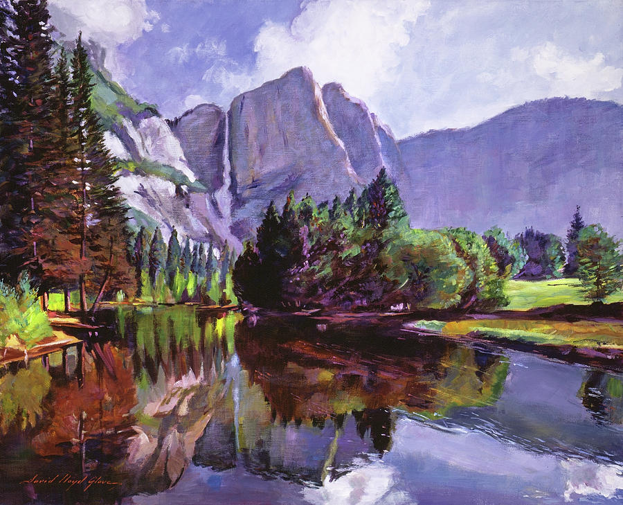 Yosemite National Park Painting -  El Capitan Yosemite by David Lloyd Glover