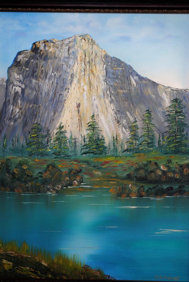 Landscape Painting - El Capitan Yosemite National Park Ca. by James Higgins