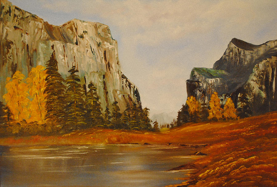 Yosemite National Park Painting - El Capitan Yosemite Valley by James Higgins