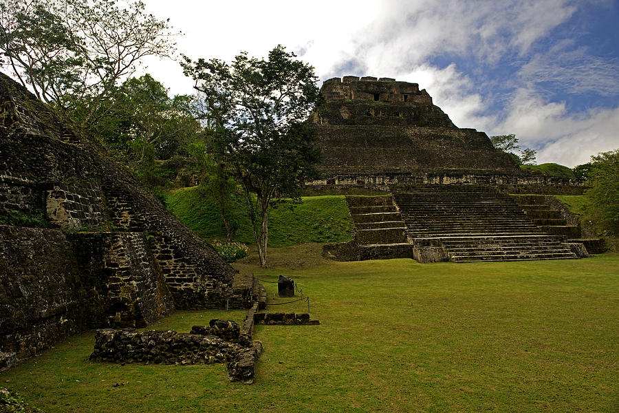 El Castillo Pyramid At Xunantunich Photograph by Panoramic Images