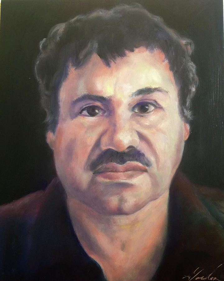 El Chapo Painting by Brenda Gordon