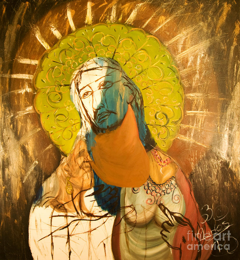 Jesus Christ Painting - El Christo de los Inocentes by Carlos Navarrete