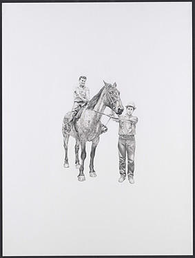Horse Drawing - El Consentido by Antonio Pelayo Horse Drawing - El Consentido by Antonio Pelayo