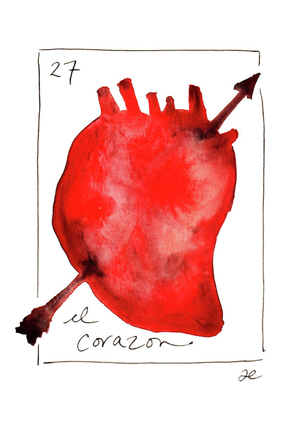 El Corazon Painting by Anna Elkins