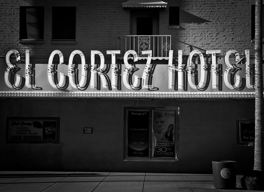 Las Vegas Photograph - El Cortez Hotel by Merrick Imagery