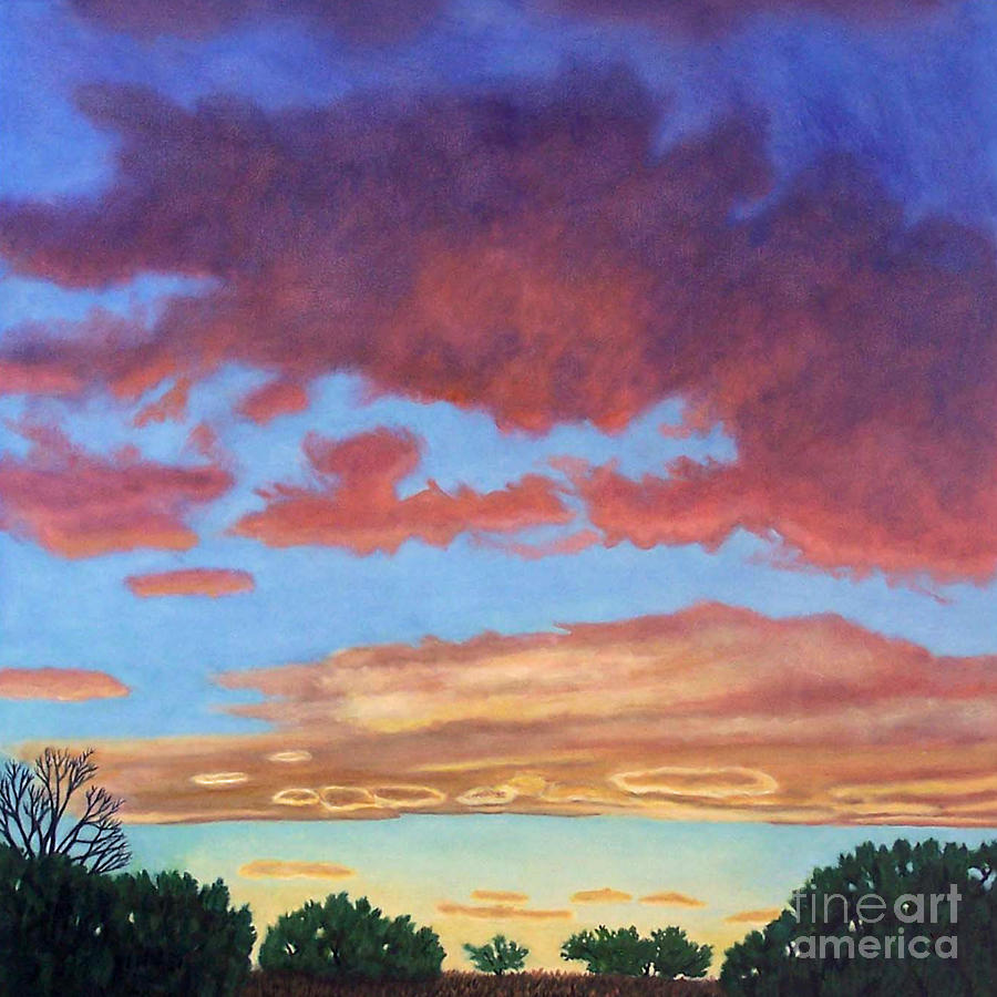 El Dorado Sunset Painting by Brian  Commerford