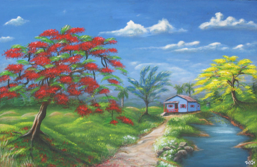 El Encanto Painting by Toyo Perez - Fine Art America