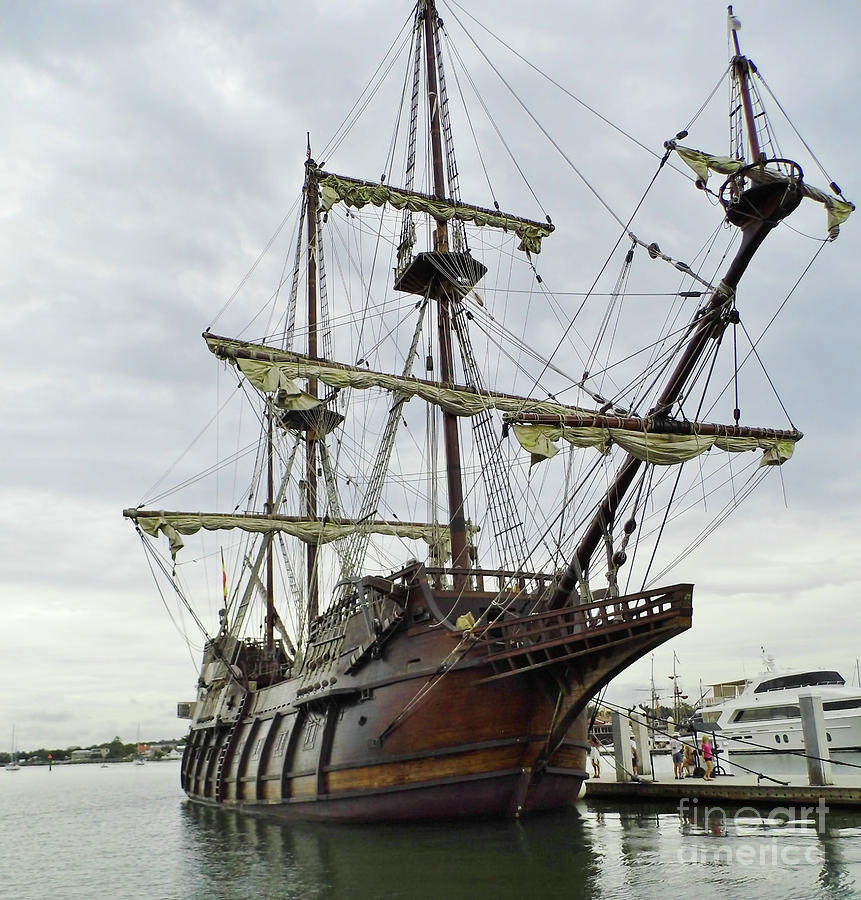 El Galeon At Port Photograph by D Hackett | Fine Art America