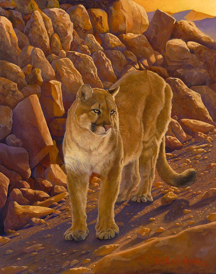Wildlife Painting - El Gato by Howard Dubois