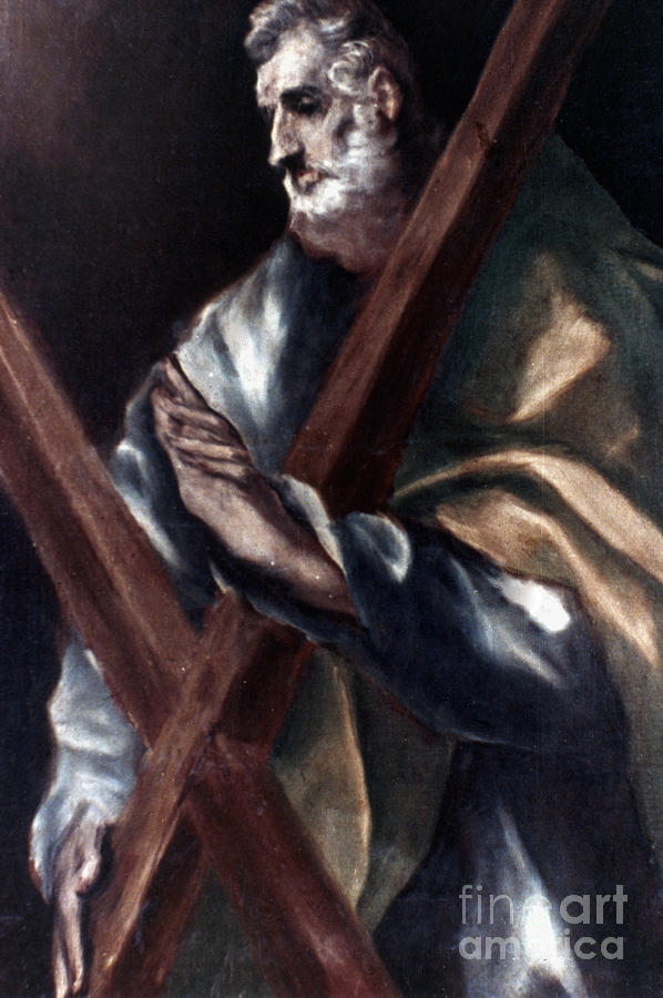 El Greco: St. Andrew Painting by Granger