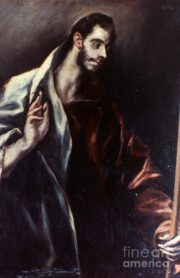 El Greco: St. Thomas Painting by Granger - Fine Art America