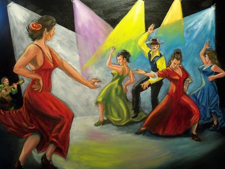 Music dancing painting games. Сальса Куба живопись. Кубинские танцы рисунок. Атрибуты танца картина. Голубой танец картина.