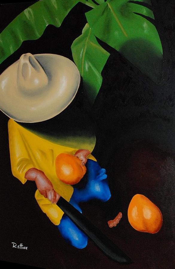 Fruit Painting - El Jibarito by Luis Rivera