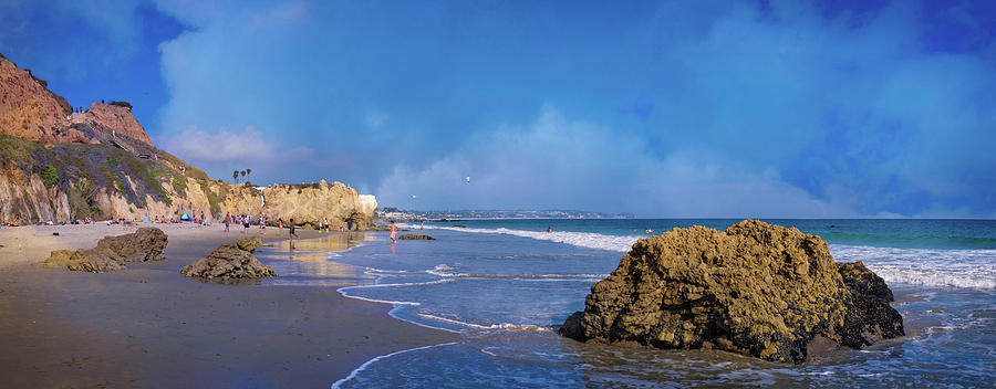 El Matador Beach Panorama Photograph by Lynn Bauer