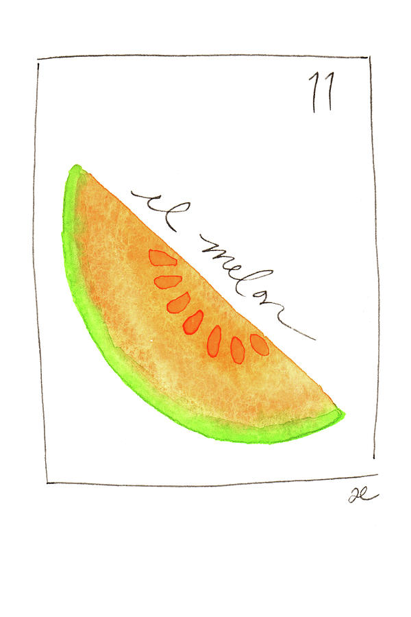 El Melon Painting by Anna Elkins