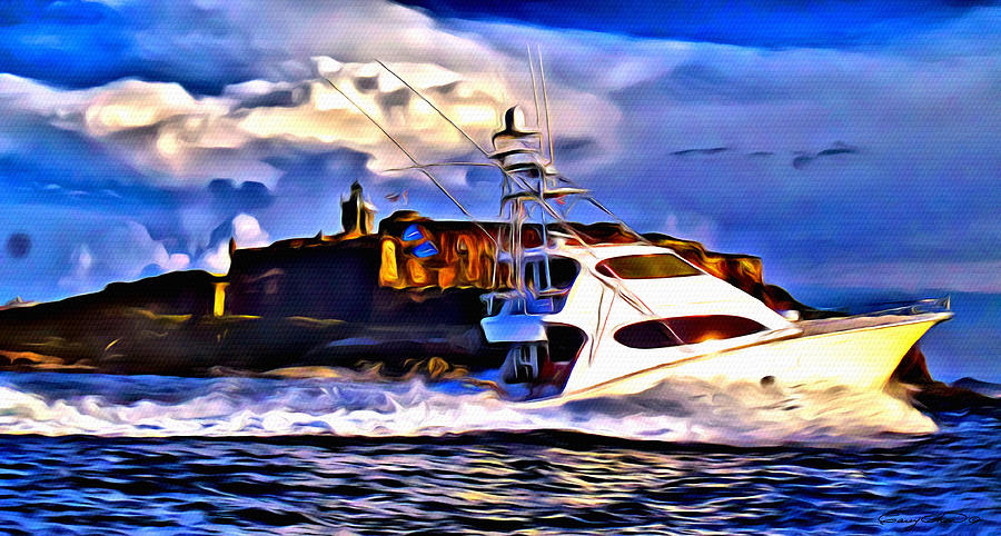 Boat Digital Art - El Morro by Anthony C Chen