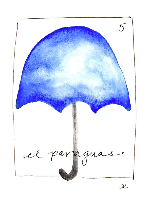 El Paraguas Painting by Anna Elkins