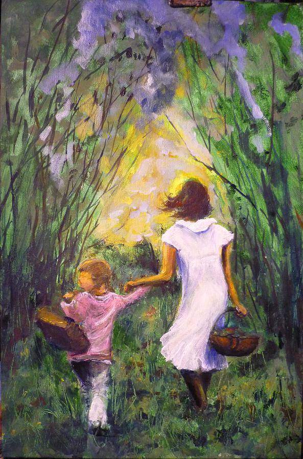 El Paseo  Painting by Lizzy Forrester