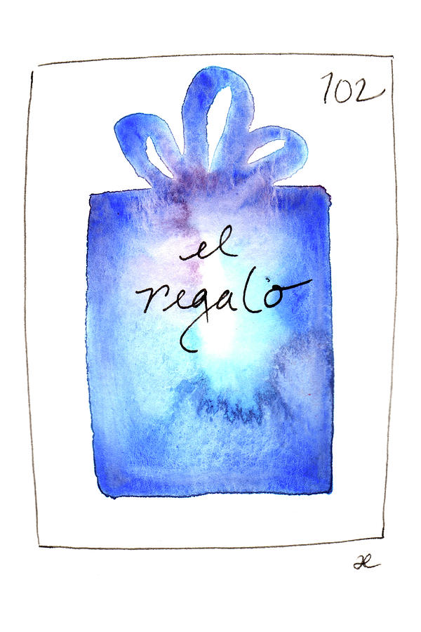 El Regalo Painting by Anna Elkins