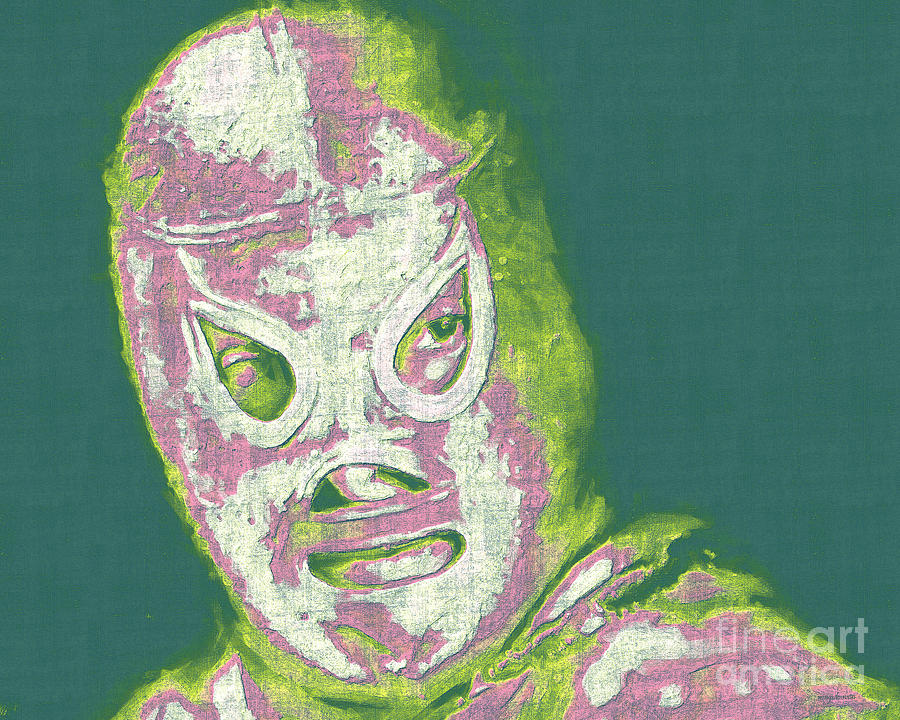 El Santo The Masked Wrestler 20130218v2m80 Photograph by Wingsdomain Art and Photography
