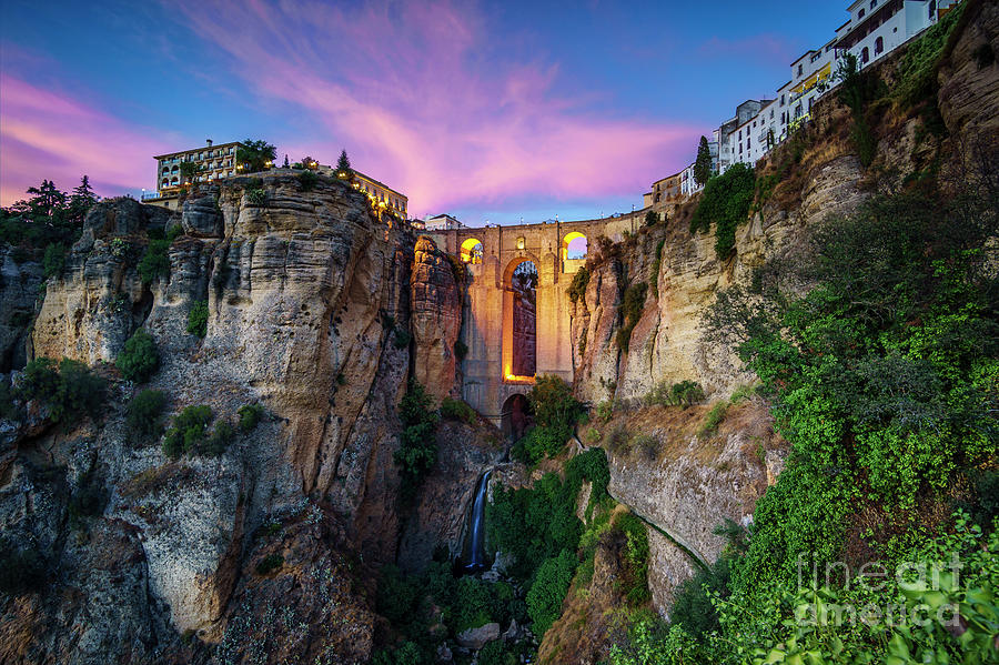 El Tajo Canyon of Ronda Malaga Spain Photograph by Pablo Avanzini