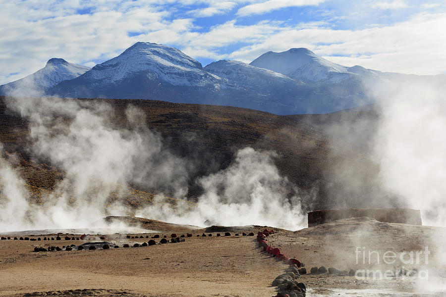 El Tatio Geysers in the Andes Mountains in Antofagasta Chile Photograph by Louise Heusinkveld