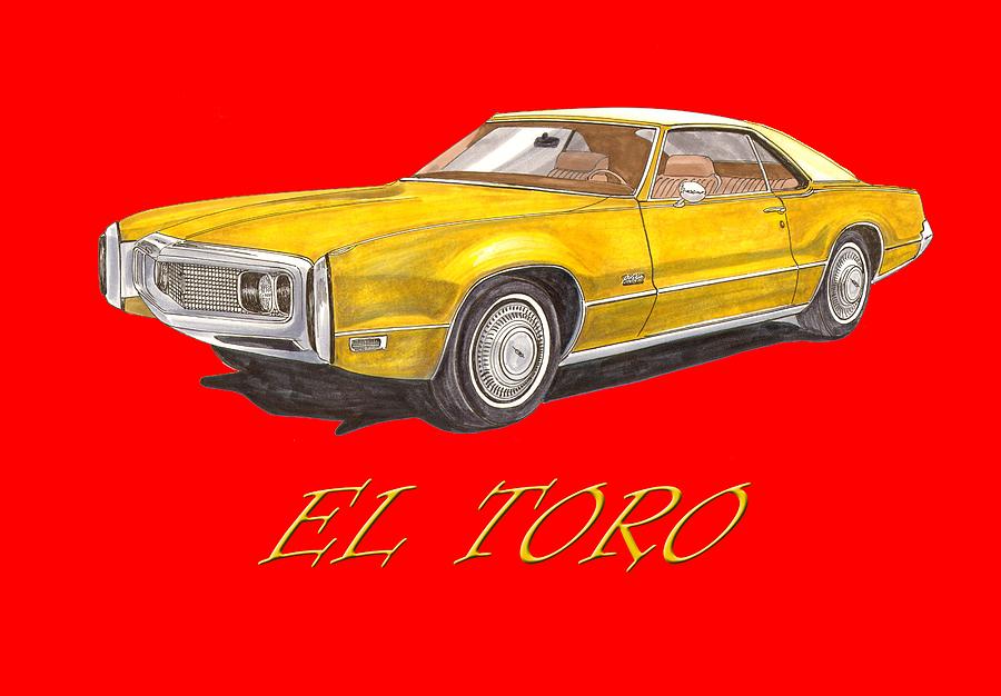 1970 Toronado El Toro Toronado Painting by Jack Pumphrey