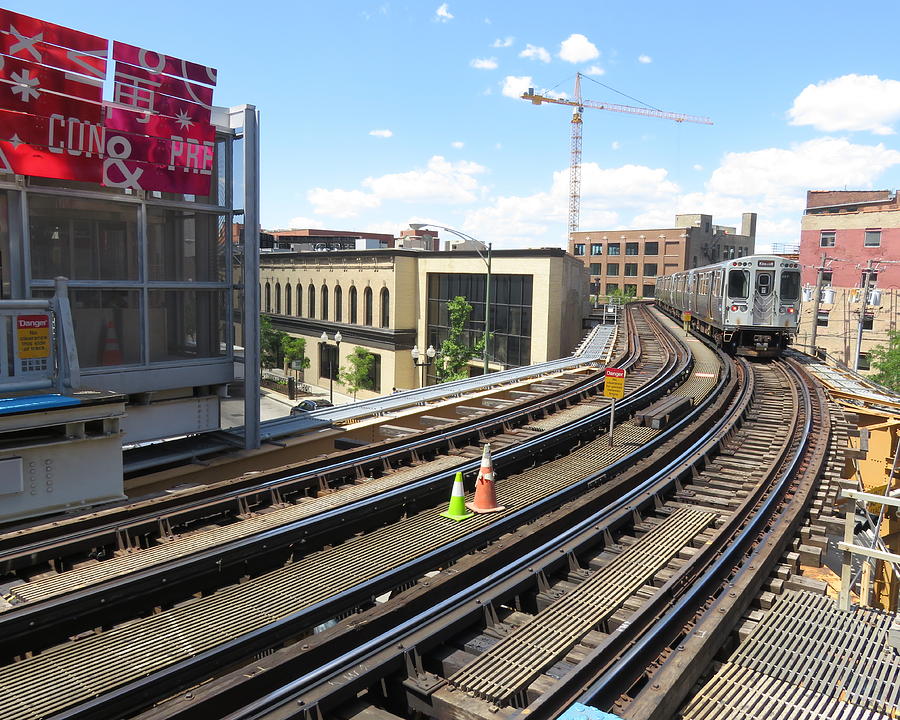 El Train Stop Photograph by Cindy Kellogg - Fine Art America