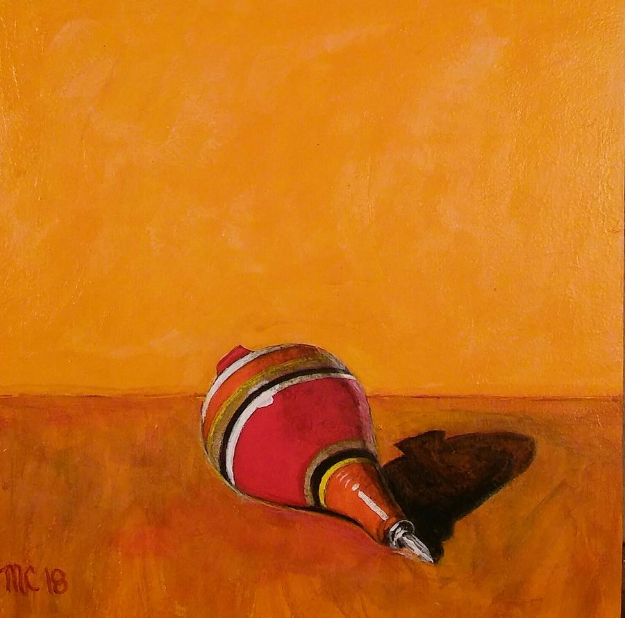 El Trompo Painting by Manny Chapa