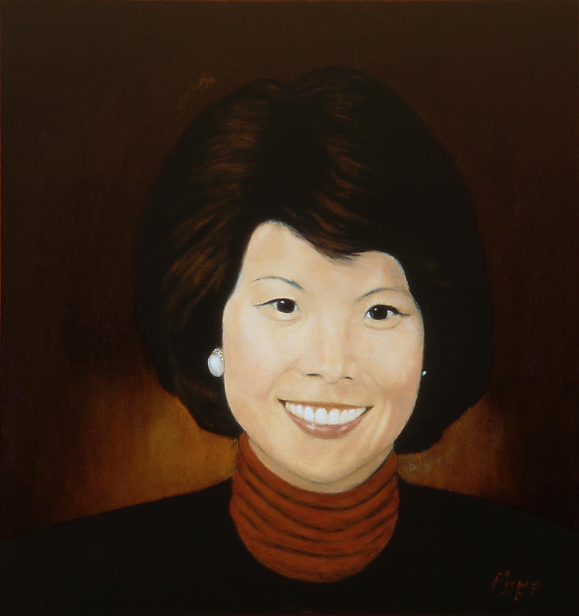 Elaine Chao Painting by Bruce Ben Pope