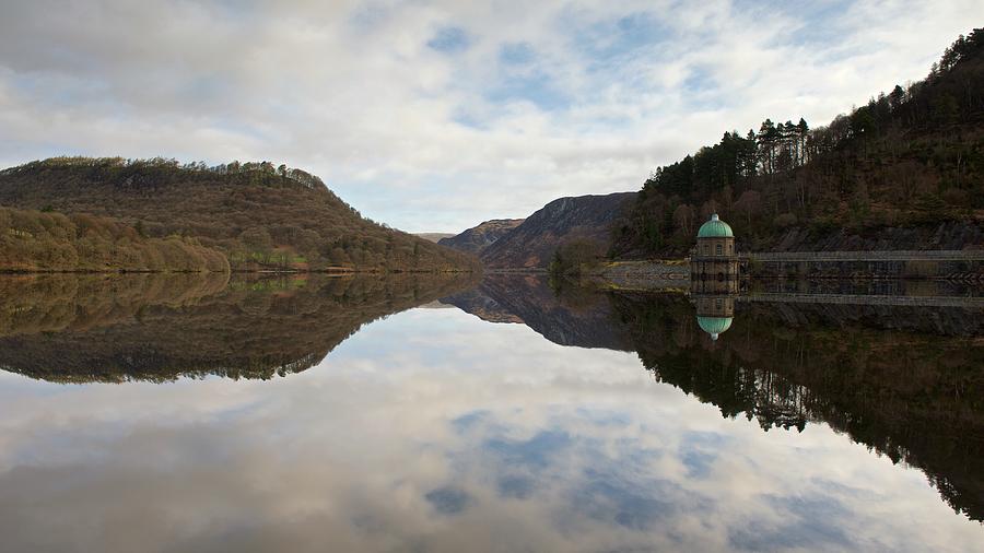 Elan Valley reflections Photograph by Stephen Taylor
