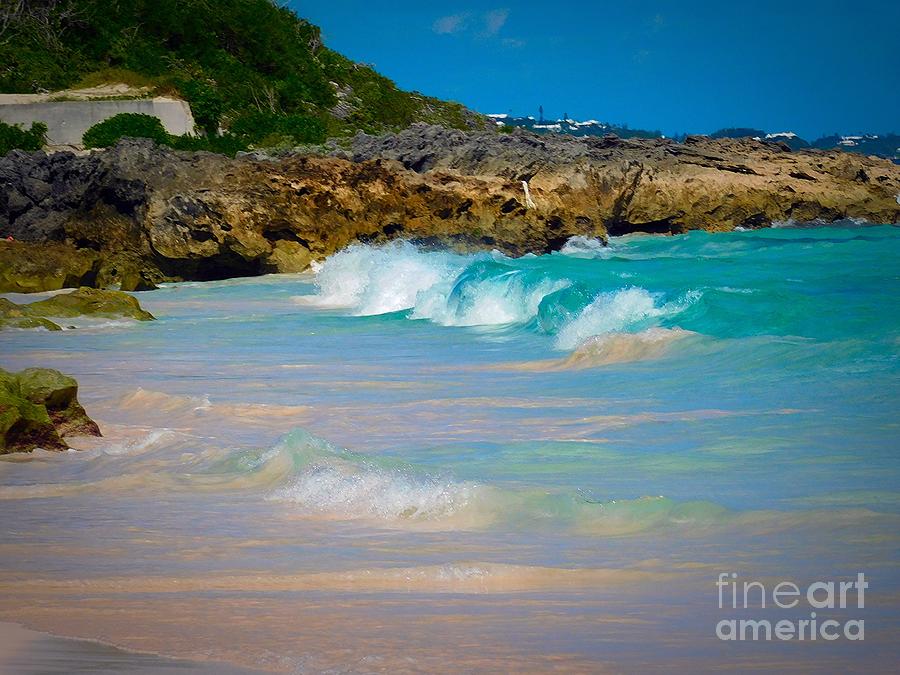 Elbow Beach Bermuda Photograph By Karen Fones 6968