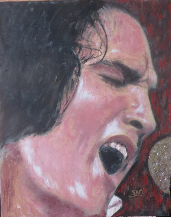 Elvis Presley  Painting by Sam Shaker